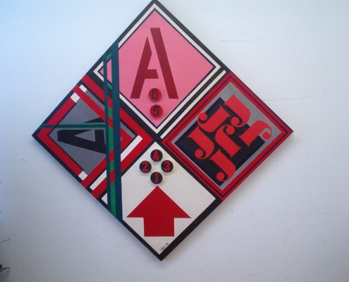 Abbu-Al-Abbad ( peinture-relief ) 1966