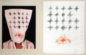 Masque-dessin no 2 - 1975